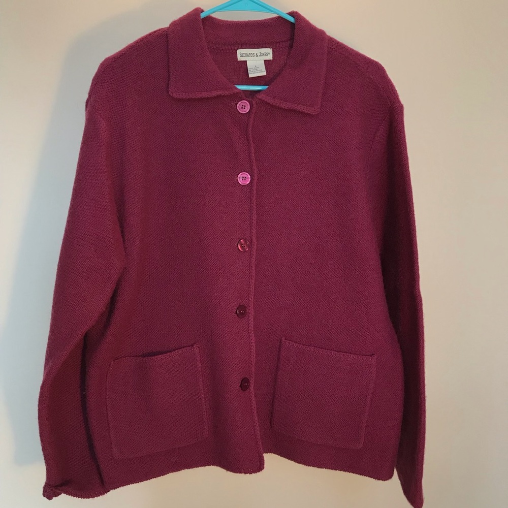 Women’s large Richards & Jones 100% wool sweater